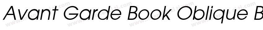 Avant Garde Book Oblique BT mfgpctt字体转换